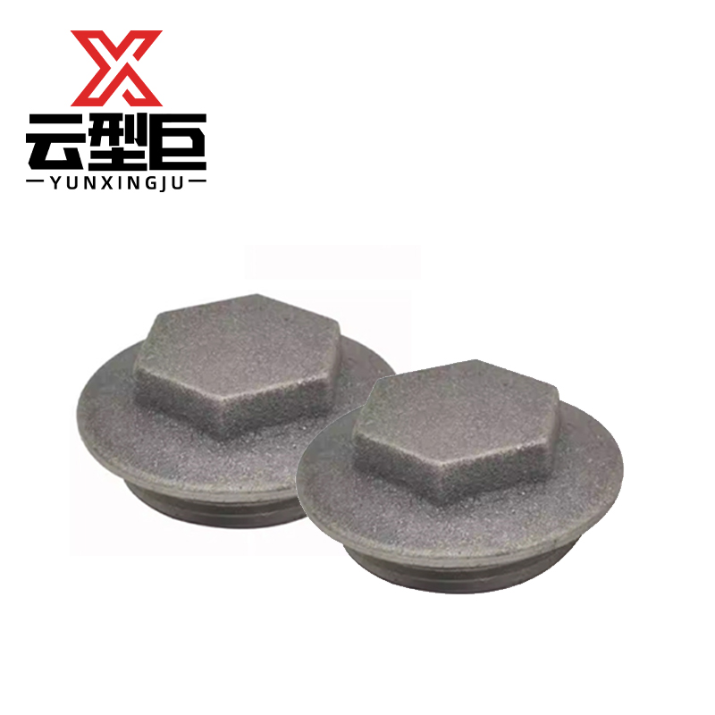 云型巨 暖气片堵头 DN40反丝 个高清大图