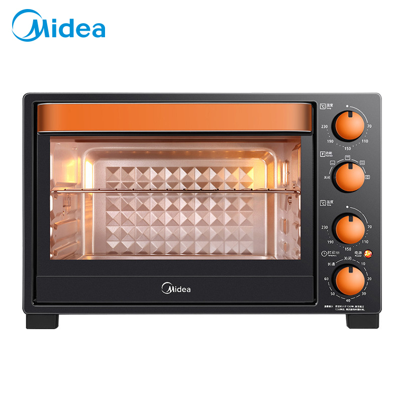 美的(Midea) T3-L326B电烤箱32L 机械式 四层烤位 多功能 电烤箱