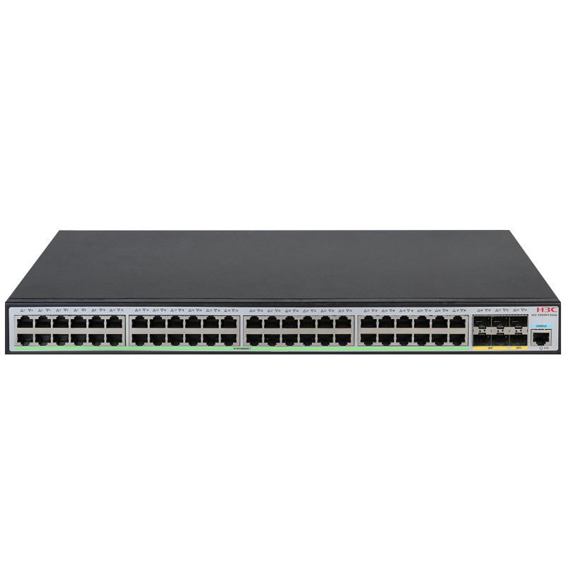 新华三(H3C)S5500V3-54PS-SI 48口千兆电+2万兆光纤口+4千兆光口三层网管企业级网络交换机
