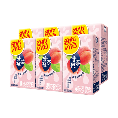 维他蜜桃茶250ml*6盒果茶果汁饮品