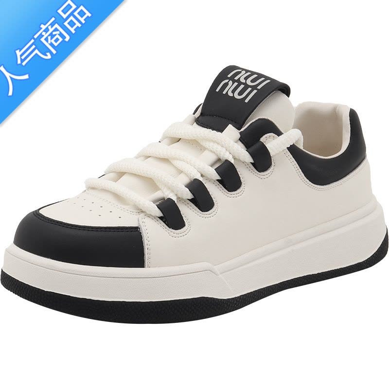 SUNTEK韩版网红板鞋女平底薄款透气小白鞋2023年新款粉色休闲鞋图片