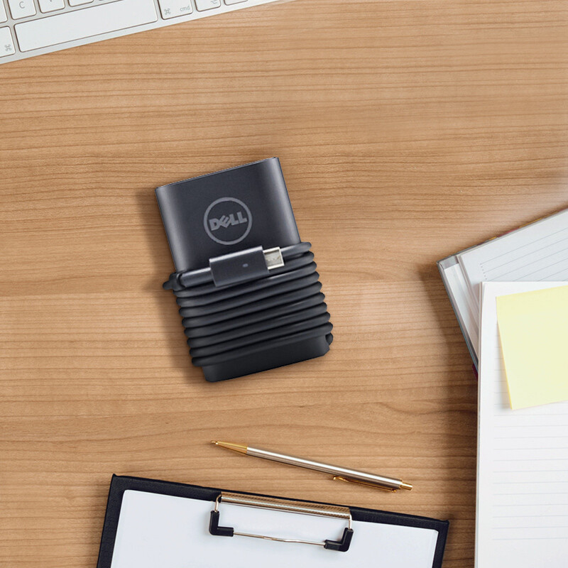 戴尔(dell)笔记本电脑充电器 电源适配器 xps 灵越7400 type-c接口 小