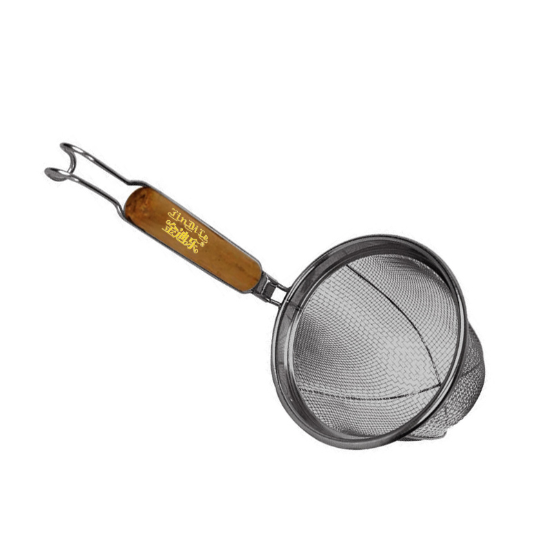 金迪乐不锈钢捞面网篓下面漏勺 圆底漏勺LSY120A/个