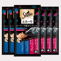 希宝成猫猫条 舔食软包罐头 海洋尊享+鲣鱼+虾 48g*6包