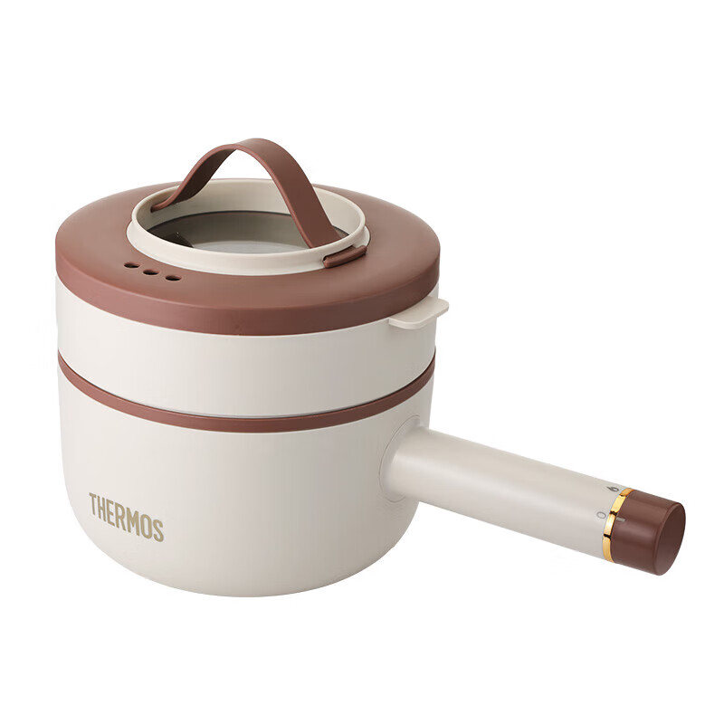 膳魔师(THERMOS)电煮锅电热锅电蒸锅一体泡面小火锅多功能锅 EHA-4323A