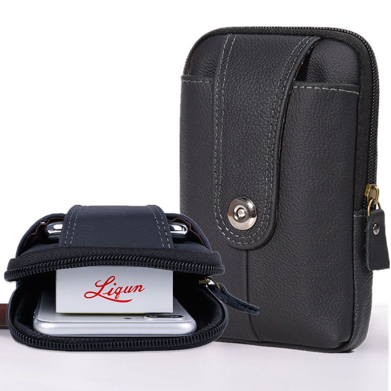 派尼美特手机腰包男工地干活手机袋工作用竖款多功能挂腰皮套穿皮带