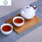 陶瓷旅行功夫茶具套装一壶四杯茶壶茶盘开业送礼家用定OGO 封后 豆绿哥窑禅茶一壶四杯+旅行包 5件