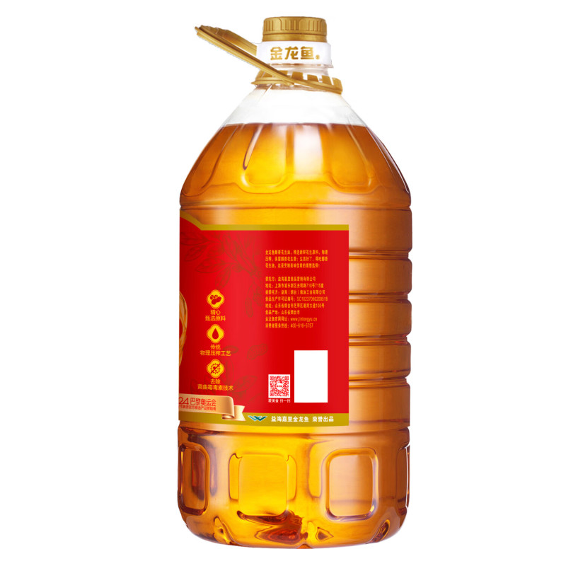 金龙鱼醇香压榨一级花生油5L高清大图