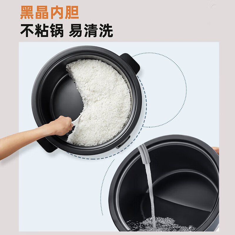 美的(Midea) FG1301 电饭煲 13L快速饭感温焖煮香甜蒸米饭不粘锅不带蒸笼高清大图