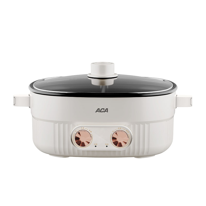 北美电器(ACA) 双控鸳鸯锅 ALY-G05HG01J 白色 5.0L