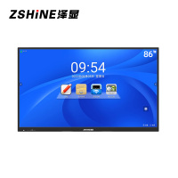 泽显(Zshine)86英寸安卓版会议平板 4K超高清交互式电子白板 智能触摸一体机 显示大屏幕 ZX-C86BD