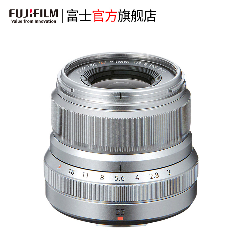 Fujifilm/富士龙镜头XF23mm F2R WR 银色 标配 富士23大光圈定焦镜头 XF卡口 43mm口径高清大图