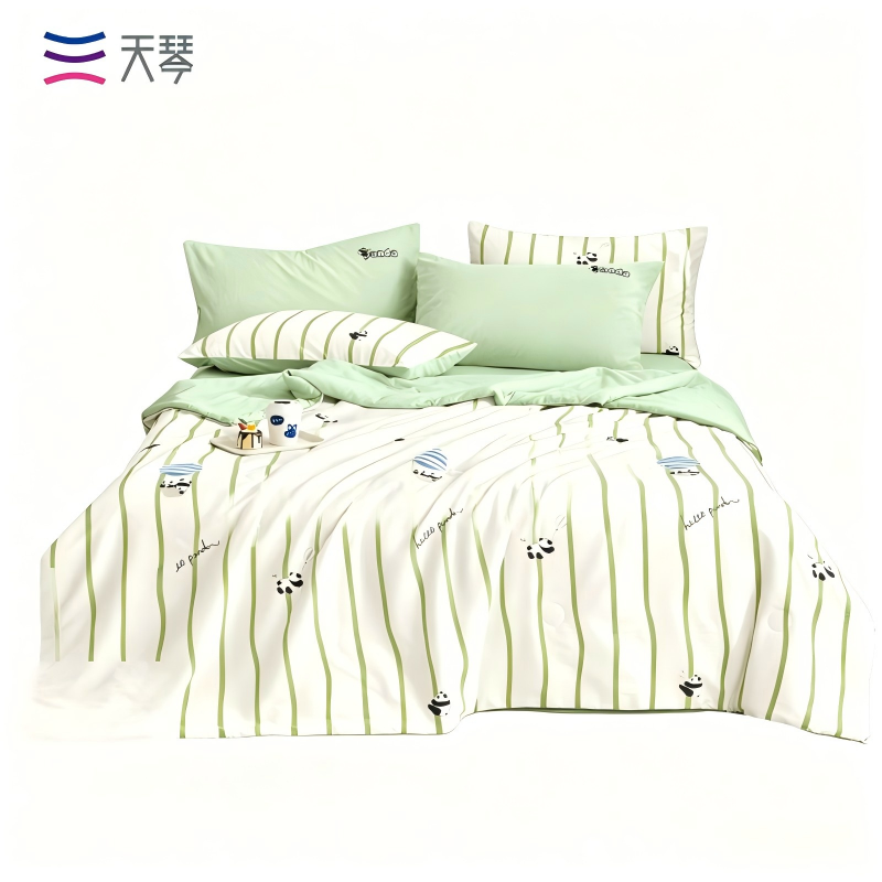 天琴 萌趣夏被四件套TQ-T163夏被200*230cm床单230*250cm枕套48*74cm*2(单位:套)