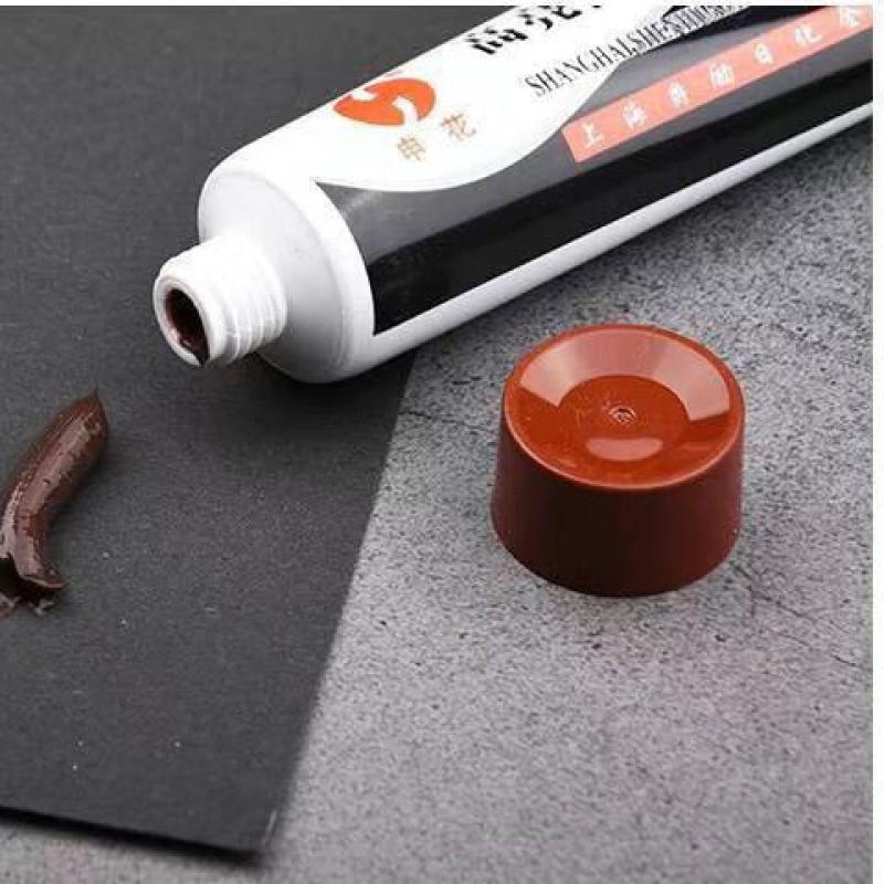 膏体鞋油黑色无色棕色擦鞋油皮鞋皮衣皮包固体护理保养油 棕色油【共1支】送鞋刷