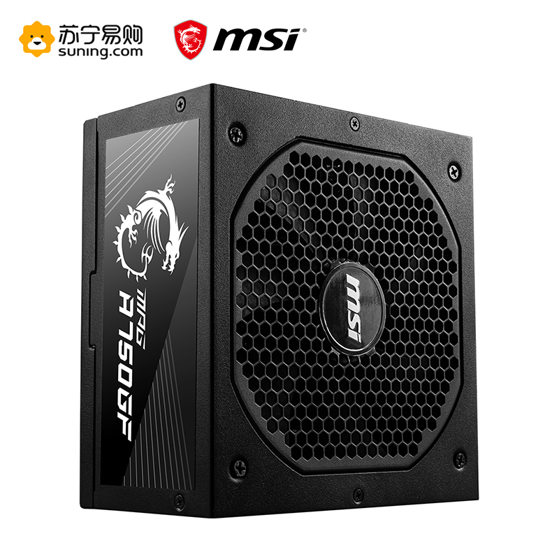 微星 (MSI) MPG A750GF 额定750W 全模组电脑电源