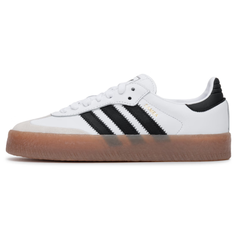 阿迪达斯（adidas）三叶草女鞋新款运动鞋复古潮流时尚低帮休闲鞋SAMBAE W板鞋JI1349 ZP高清大图