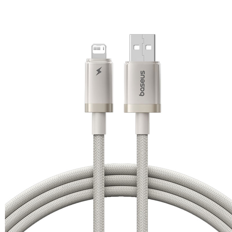 倍思苹果数据线快充适用iPhone14/13/12Pro Max/XR/Xs/11/8手机ipad平板充电线 星钛金2米