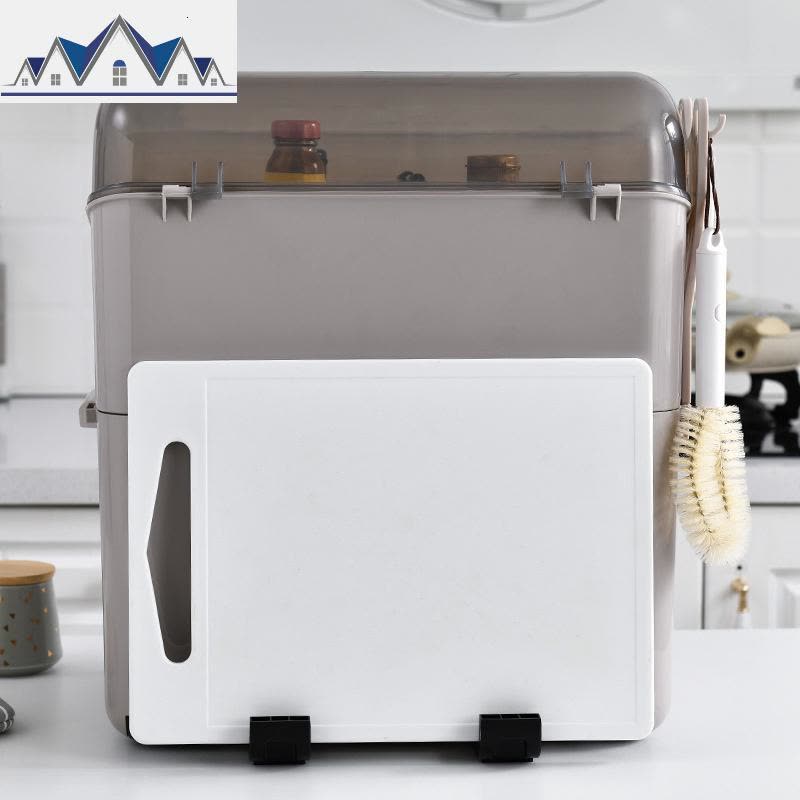 厨房台面调料置物架家用架子多层收纳架多功能调味品架刀架收纳盒 三维工匠图片