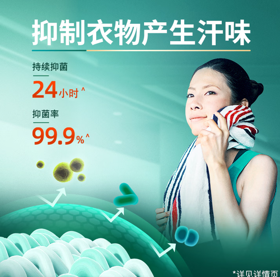 蓝月亮深层洁净洗衣凝珠高效去渍抗菌除菌温和护衣设计高清大图