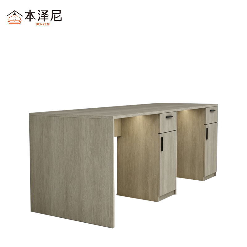 本泽尼 办公写字桌 HTZC-GD6041 2000*550*760mm 张高清大图