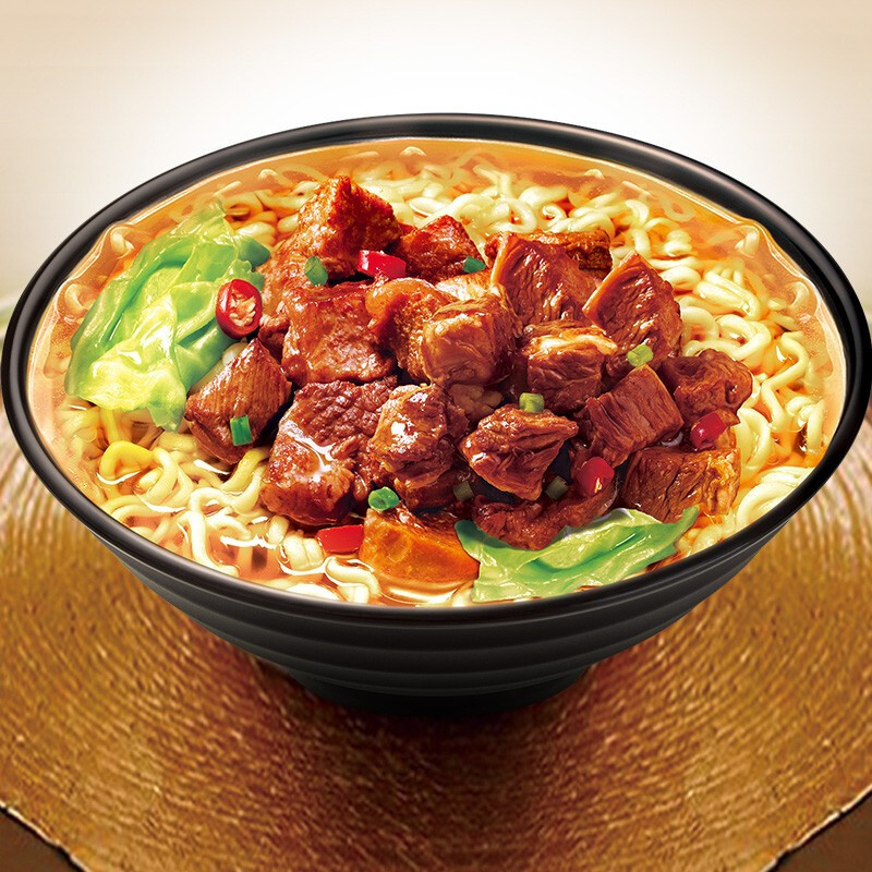 今麦郎一袋半红烧牛肉面整箱24袋