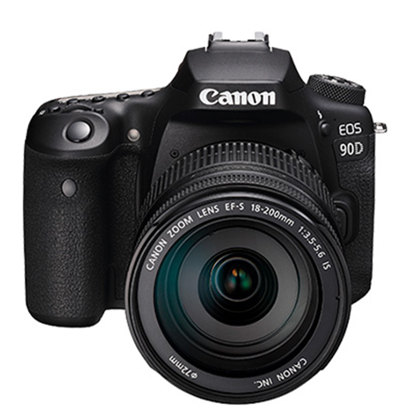 佳能(Canon) EOS 90D(含18-200mm镜头+64G内存卡+相机包套装)