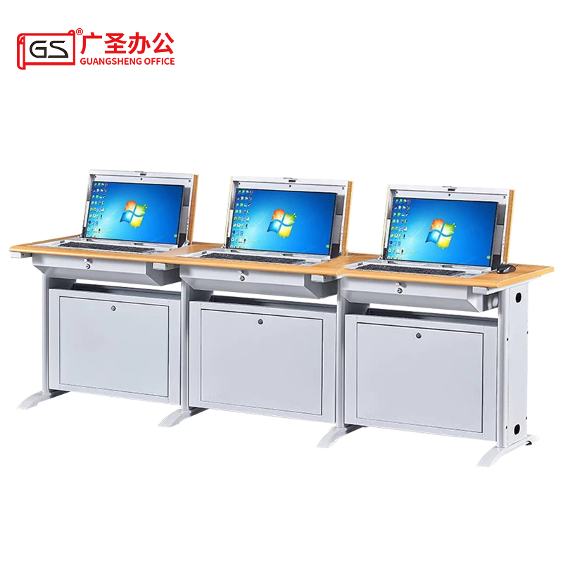GS广圣 翻转桌电脑桌培训桌三人位 H5121 张高清大图