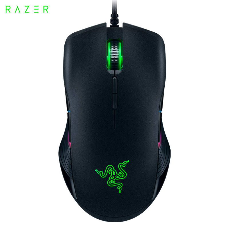 雷蛇(Razer)锐蝮蛇竞技版有线鼠标 办公鼠标 电竞游戏鼠标 RGB幻彩灯效鼠标 双手通用型鼠标 吃鸡/LOL/CS