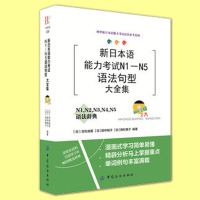 正版新日本语能力考试N1-N5语法句型大全集 音频日语语法句型自学书 日语考试N1N2N3N4N5语法文法 日语入门 自