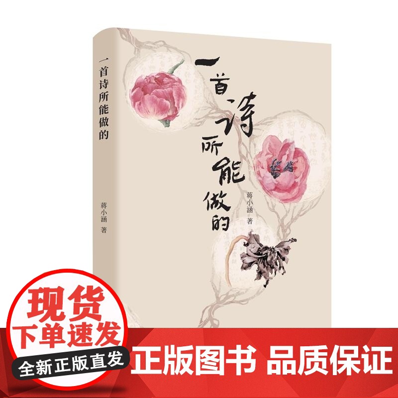 一首诗所能做的 蒋小涵著 央视知名主持人蒋小涵在不惑之年集结而成的作品 书稿内容以2017年至2022年诗歌为主高清大图
