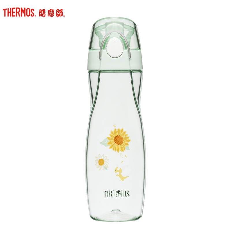 膳魔师,膳魔師(THERMOS)随手杯 塑料杯 TCSA-500 GR()500ml 朱一龙同款太阳花系列家用/通用
