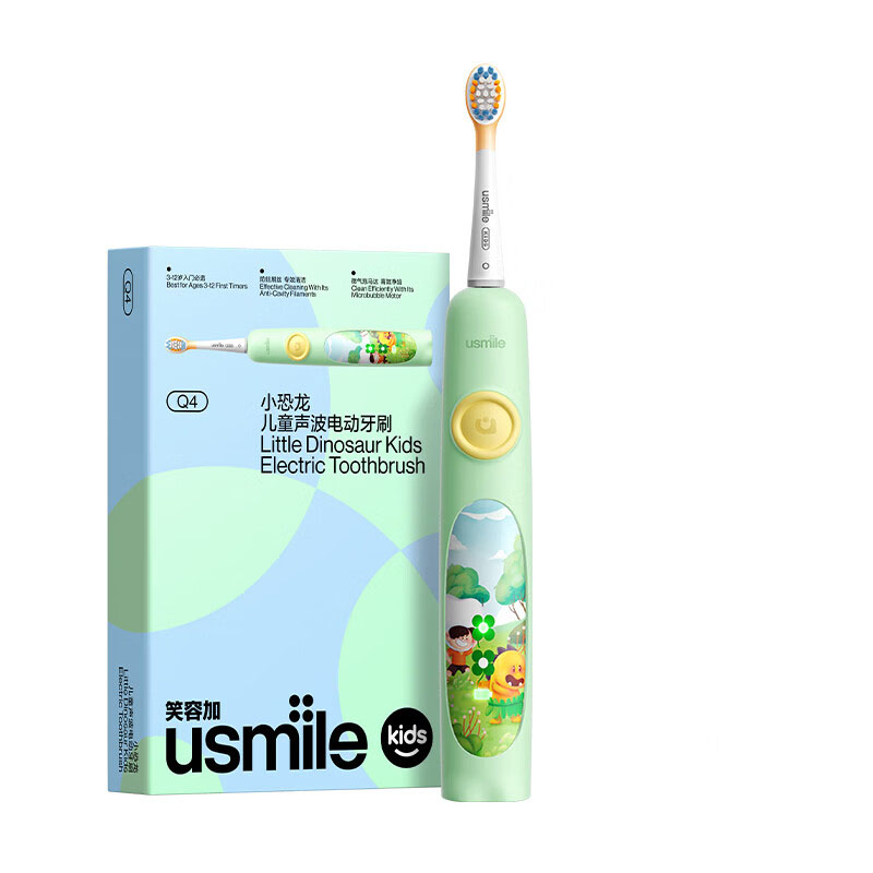 usmile笑容加 电动牙刷Q4 绿/粉(二色可选)