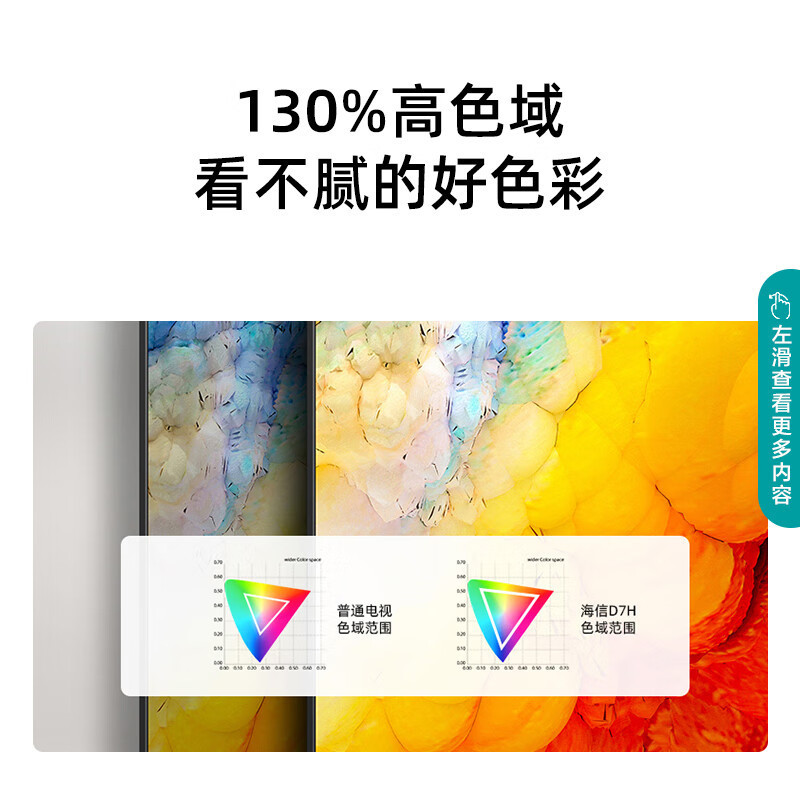 海信电视 85D7H 120Hz疾速刷新+120Hz MEMC 130%高色域 3+64GB 远场语音 DTS V-X音