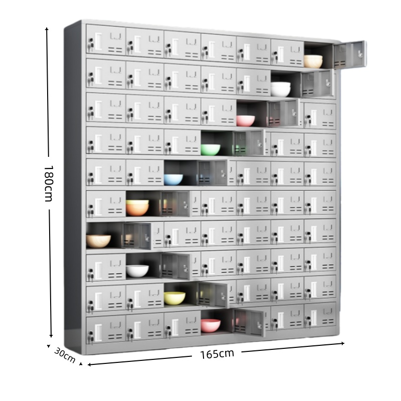 智叶舟不锈钢碗柜70门1650*300*1800mm台高清大图