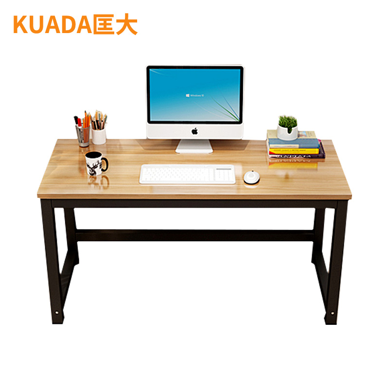 匡大钢架桌简易现代书桌1.4米KDLS02A高清大图