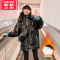 可莉允女童棉服冬装韩版2022新款女孩羽绒棉衣儿童加厚免洗外套洋气棉袄