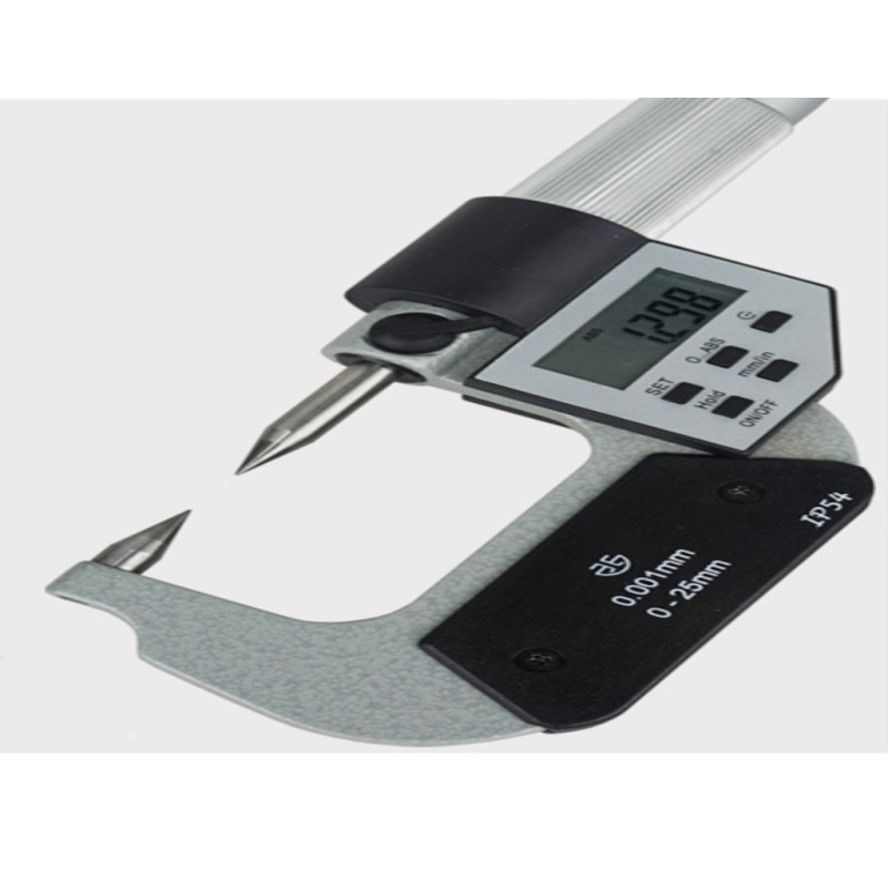 奥锐特量具 电子尖头螺旋测微器分厘卡尺0-25mm