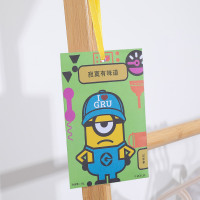 绿之源 小黄人衣物精油香氛袋3+1片盒装(乌龙白桃)衣物除味香氛挂包空气清新剂