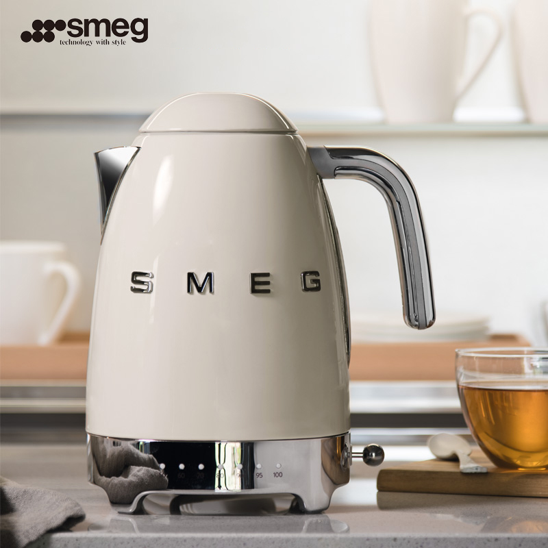 SMEG/斯麦格温控电热水壶KLF04 奶白色高清大图