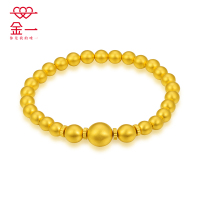 金一 足金古法黄金男女通用款明心菩提黄金手串传承首饰手串(计价)ABD44971