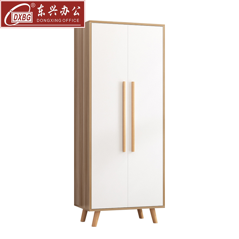 DXBG北欧简约现代经济型简易衣柜组装儿童实木板式出租房小户型大衣橱衣柜