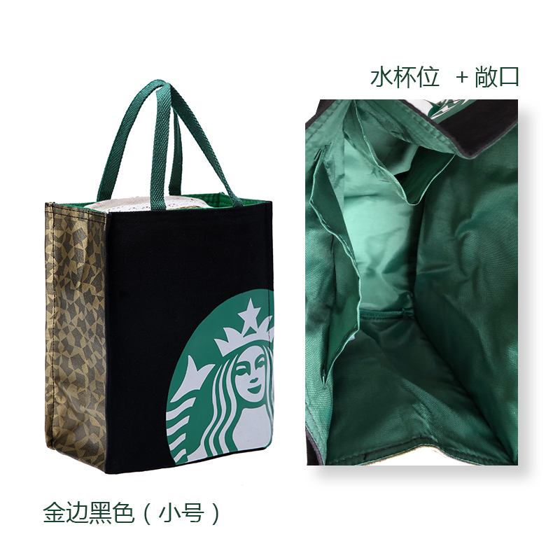 饭盒袋创意保温保温袋装书圆形手拎布包女帆布袋清新帆布简约手提