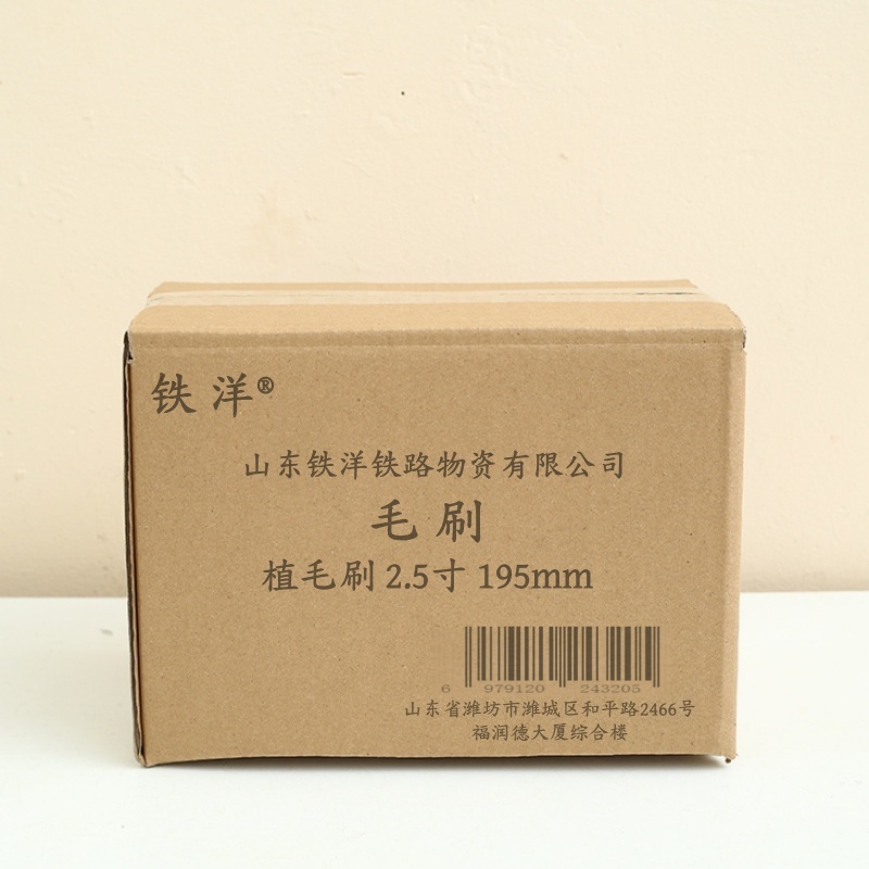 铁洋 毛刷 植毛刷 2.5寸 195mm 把高清大图