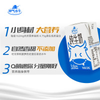 3.8g/100ml优质乳蛋白 神气水牛纯奶吸管装125ml*16盒*2箱 广西水牛奶学生儿童营养早餐