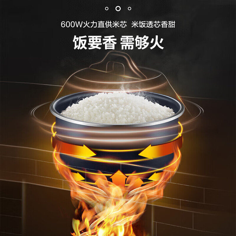 苏泊尔(SUPOR) SF50FC71 电饭煲 5L 按键式 蓝色高清大图