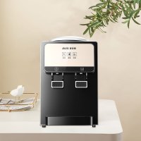 奥克斯/AUX 自营饮水机 黑金 小型家用宿舍迷你温热即热茶饮机 推杯取水直饮两用自动茶吧桶装水净水YT-5-N