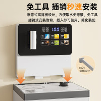 美菱(MELING)智能语音家用茶吧机一体柜饮水机全自动下置式炫彩大屏一键选温底部上水防溢水泡茶机MY-C965