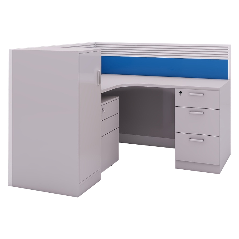 诚亿宏 屏风工位办公桌 1500*1500*1100/L05-15高清大图