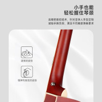 莫森(MOSEN)DC41BKM民谣初学者木吉他入门吉它jita升级款酷黑色缺角41英寸