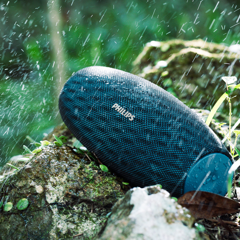 PHILIPS/飞利浦BT6900无线蓝牙音响 便携式防水防尘户外音响低音炮便携式蓝牙音响 蓝色